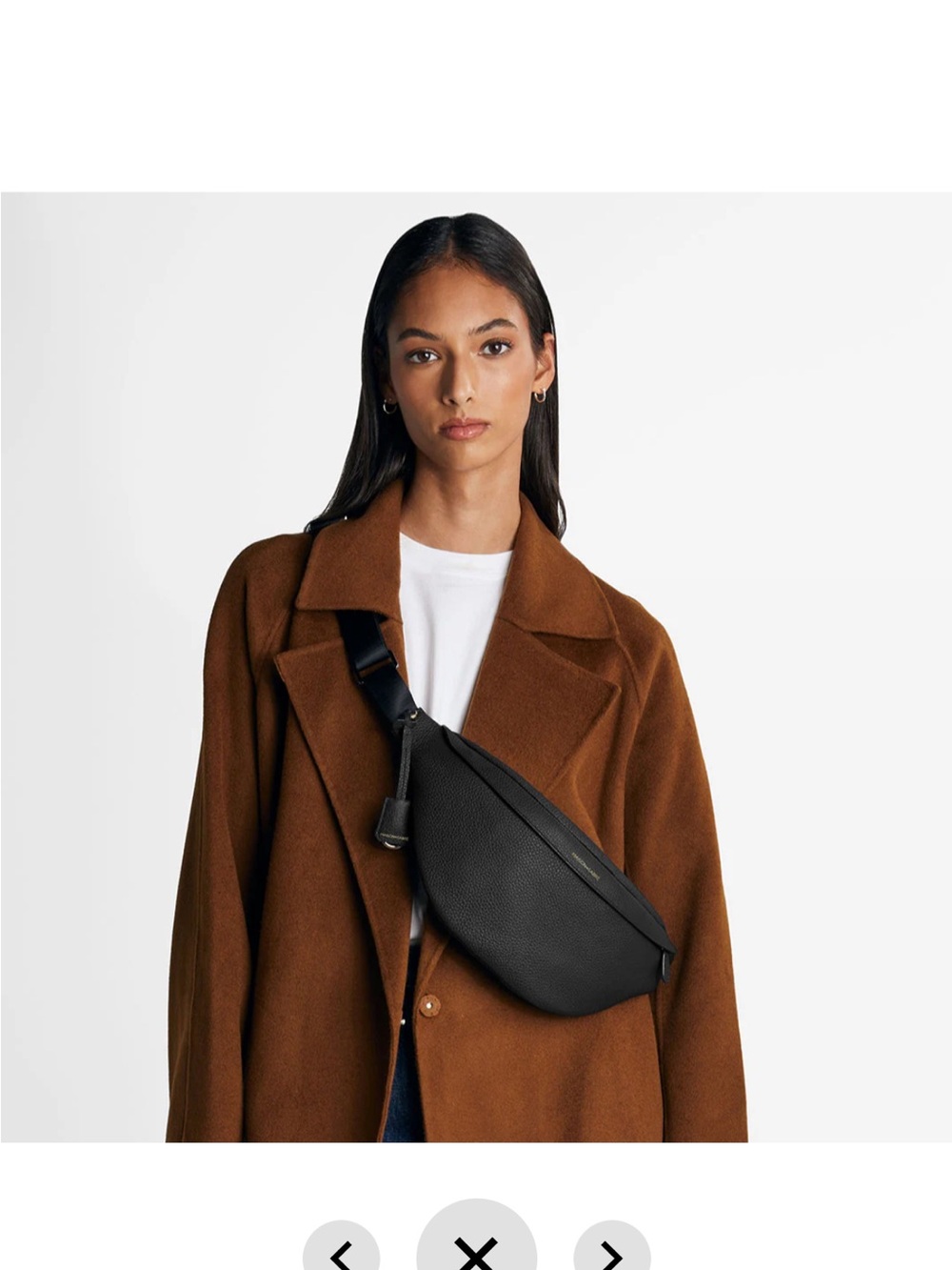Maison de Sabre Large Caviar Leather Sling Bag
